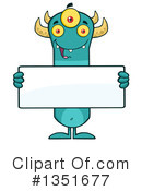 Monster Clipart #1351677 by Hit Toon