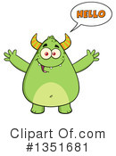 Monster Clipart #1351681 by Hit Toon