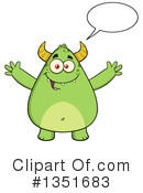 Monster Clipart #1351683 by Hit Toon