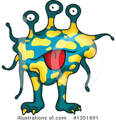 Royalty-Free (RF) Monster Clipart Illustration by Vector Tradition SM - Stock Sample #1351801