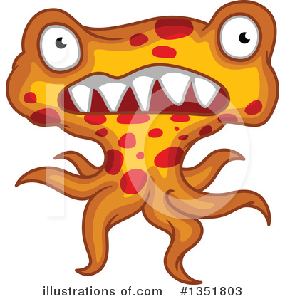 Royalty-Free (RF) Monster Clipart Illustration by Vector Tradition SM - Stock Sample #1351803