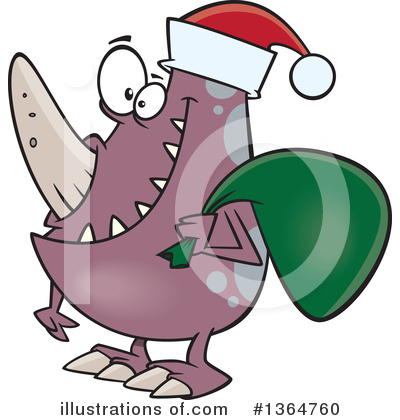 Royalty-Free (RF) Monster Clipart Illustration by toonaday - Stock Sample #1364760