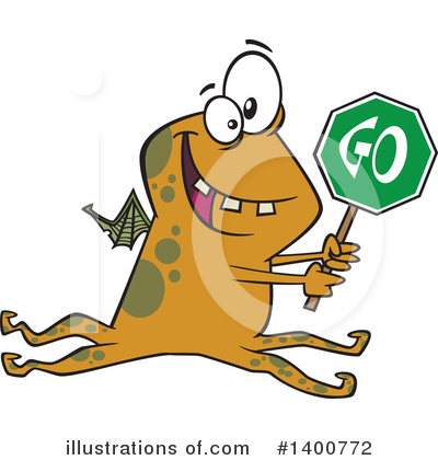 Royalty-Free (RF) Monster Clipart Illustration by toonaday - Stock Sample #1400772