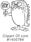 Monster Clipart #1400784 by toonaday