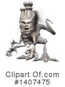 Monster Clipart #1407475 by Leo Blanchette