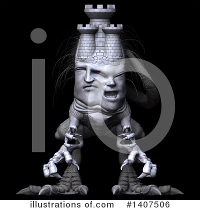 Royalty-Free (RF) Monster Clipart Illustration by Leo Blanchette - Stock Sample #1407506