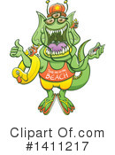 Monster Clipart #1411217 by Zooco