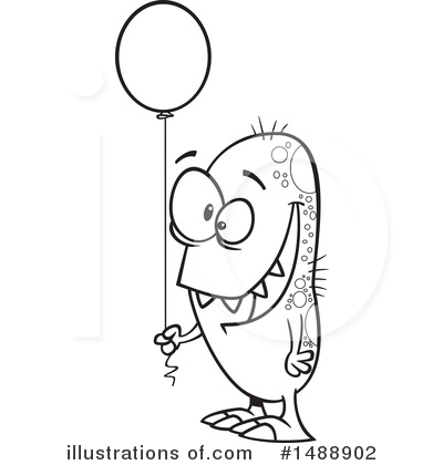 Royalty-Free (RF) Monster Clipart Illustration by toonaday - Stock Sample #1488902