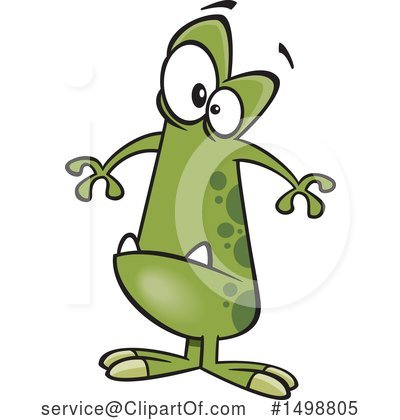 Royalty-Free (RF) Monster Clipart Illustration by toonaday - Stock Sample #1498805