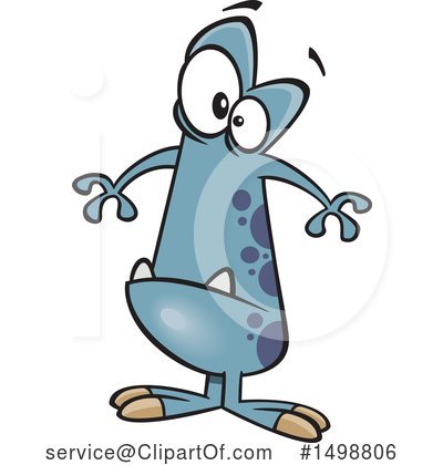 Royalty-Free (RF) Monster Clipart Illustration by toonaday - Stock Sample #1498806