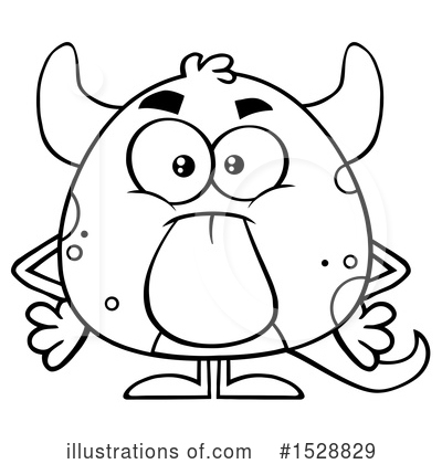 Royalty-Free (RF) Monster Clipart Illustration by Hit Toon - Stock Sample #1528829