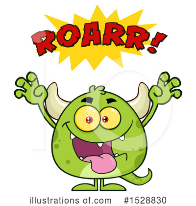 Royalty-Free (RF) Monster Clipart Illustration by Hit Toon - Stock Sample #1528830