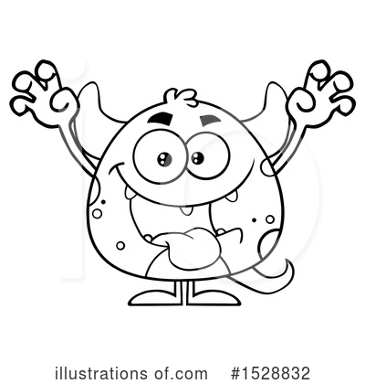 Royalty-Free (RF) Monster Clipart Illustration by Hit Toon - Stock Sample #1528832
