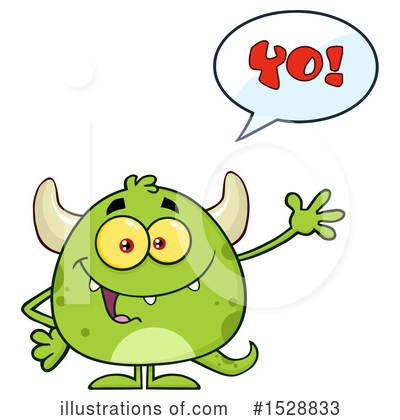Royalty-Free (RF) Monster Clipart Illustration by Hit Toon - Stock Sample #1528833