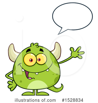 Royalty-Free (RF) Monster Clipart Illustration by Hit Toon - Stock Sample #1528834