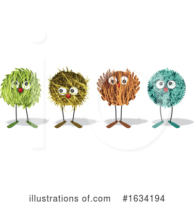 Royalty-Free (RF) Monster Clipart Illustration by NL shop - Stock Sample #1634194