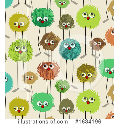 Monsters Clipart #1634196 by NL shop