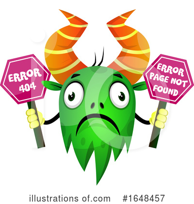 Royalty-Free (RF) Monster Clipart Illustration by Morphart Creations - Stock Sample #1648457
