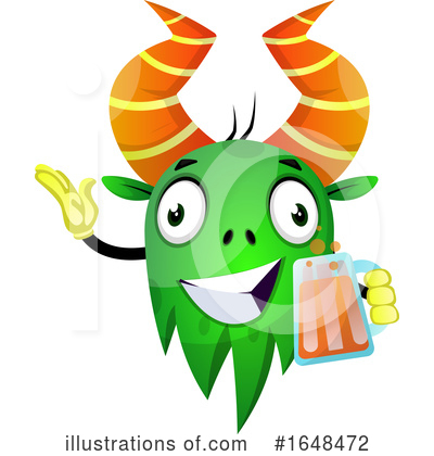 Green Monster Clipart #1648472 by Morphart Creations
