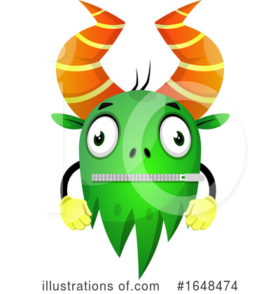 Royalty-Free (RF) Monster Clipart Illustration by Morphart Creations - Stock Sample #1648474