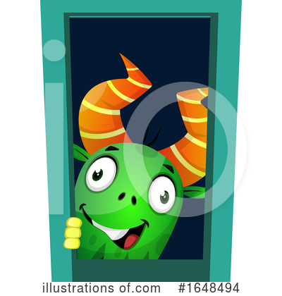 Royalty-Free (RF) Monster Clipart Illustration by Morphart Creations - Stock Sample #1648494