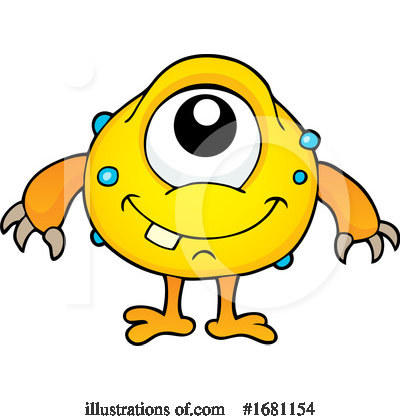Monsters Clipart #1681154 by visekart