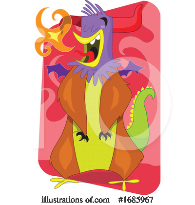 Royalty-Free (RF) Monster Clipart Illustration by Morphart Creations - Stock Sample #1685967