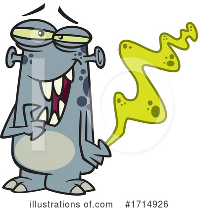 Royalty-Free (RF) Monster Clipart Illustration by toonaday - Stock Sample #1714926