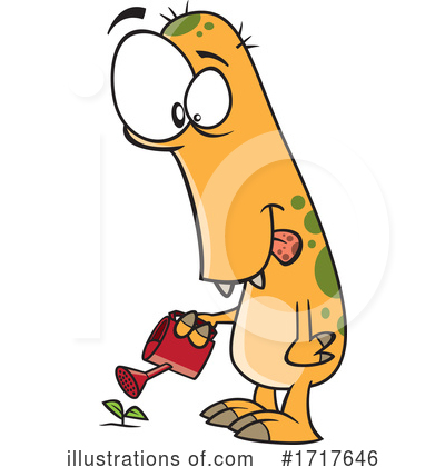 Royalty-Free (RF) Monster Clipart Illustration by toonaday - Stock Sample #1717646