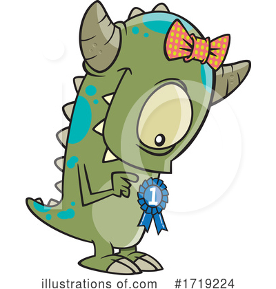 Royalty-Free (RF) Monster Clipart Illustration by toonaday - Stock Sample #1719224