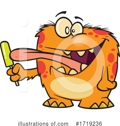 Royalty-Free (RF) Monster Clipart Illustration by toonaday - Stock Sample #1719236