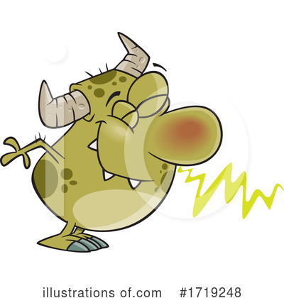 Royalty-Free (RF) Monster Clipart Illustration by toonaday - Stock Sample #1719248