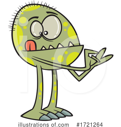 Royalty-Free (RF) Monster Clipart Illustration by toonaday - Stock Sample #1721264