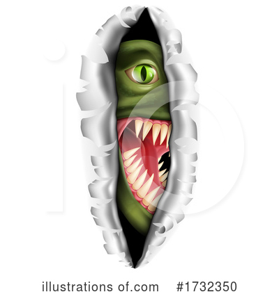Royalty-Free (RF) Monster Clipart Illustration by AtStockIllustration - Stock Sample #1732350