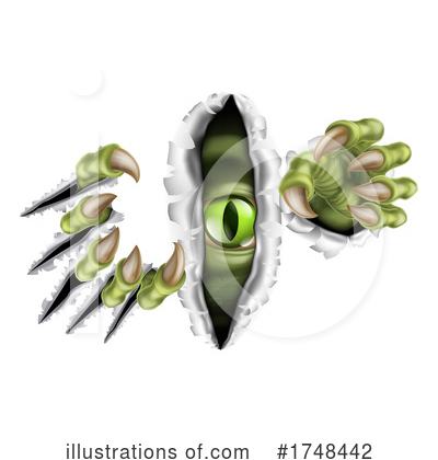 Royalty-Free (RF) Monster Clipart Illustration by AtStockIllustration - Stock Sample #1748442