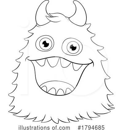 Royalty-Free (RF) Monster Clipart Illustration by AtStockIllustration - Stock Sample #1794685