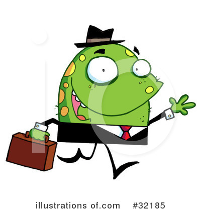 Royalty-Free (RF) Monster Clipart Illustration by Hit Toon - Stock Sample #32185