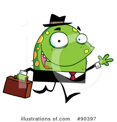 Royalty-Free (RF) Monster Clipart Illustration by Hit Toon - Stock Sample #90397
