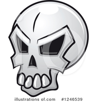 Monster Skull Clipart #1246539 by Vector Tradition SM