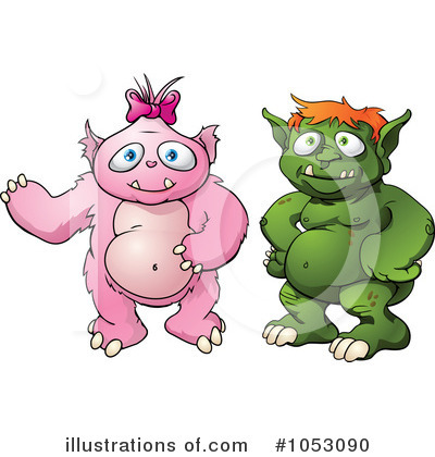 Royalty-Free (RF) Monsters Clipart Illustration by AtStockIllustration - Stock Sample #1053090