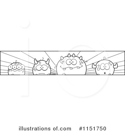 Royalty-Free (RF) Monsters Clipart Illustration by Cory Thoman - Stock Sample #1151750