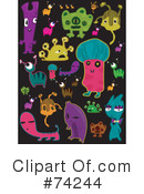 Monsters Clipart #74244 by BNP Design Studio