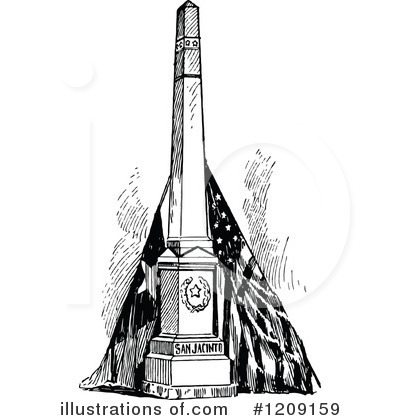 Royalty-Free (RF) Monument Clipart Illustration by Prawny Vintage - Stock Sample #1209159