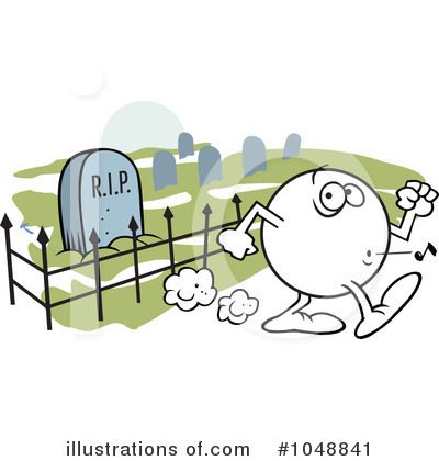 Graveyard Clipart #1048841 by Johnny Sajem