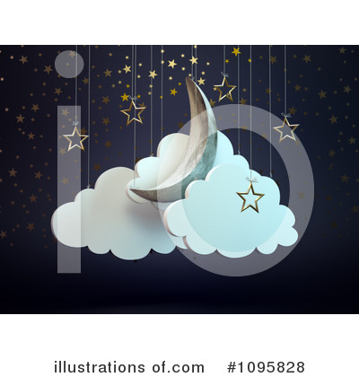 Royalty-Free (RF) Moon Clipart Illustration by Mopic - Stock Sample #1095828