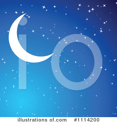 Royalty-Free (RF) Moon Clipart Illustration by vectorace - Stock Sample #1114200