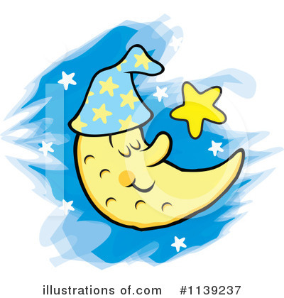 Royalty-Free (RF) Moon Clipart Illustration by Johnny Sajem - Stock Sample #1139237