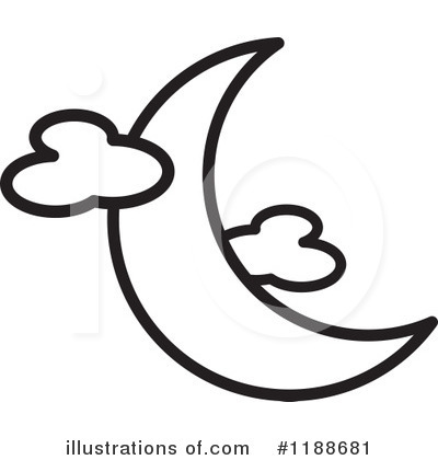 Royalty-Free (RF) Moon Clipart Illustration by Lal Perera - Stock Sample #1188681