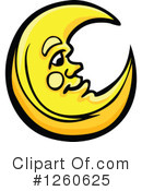 Moon Clipart #1260625 by Chromaco