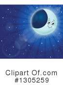 Moon Clipart #1305259 by visekart